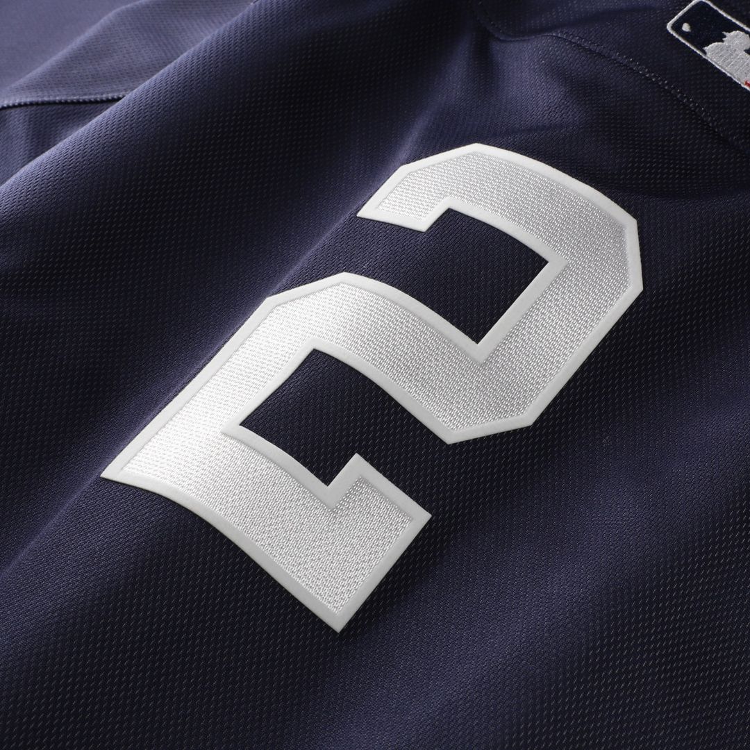 New York Yankees Derek Jeter Mitchell & Ness Authentic Batting Practice Jersey - Navy MLB Team Jersey Baseball Fan Apparel
