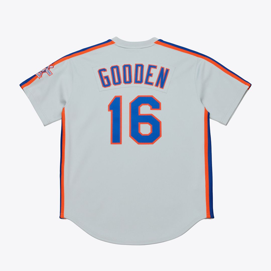 New York Mets Dwight Gooden Mitchell & Ness 1986 Authentic Jersey - White MLB Team Jersey Baseball Fan Apparel