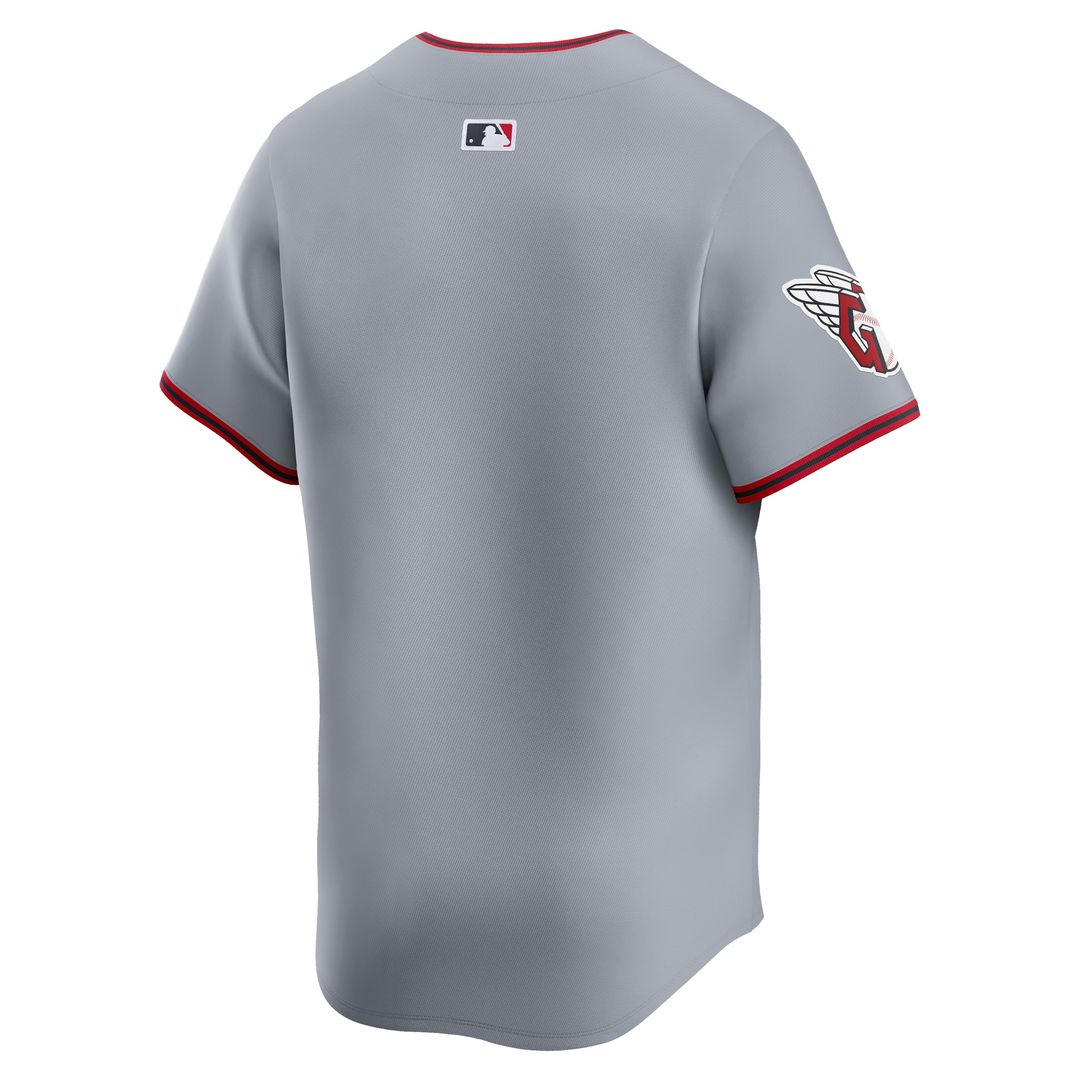 Cleveland Guardians Nike Road Limited Jersey - Gray MLB Team Jersey Baseball Fan Apparel