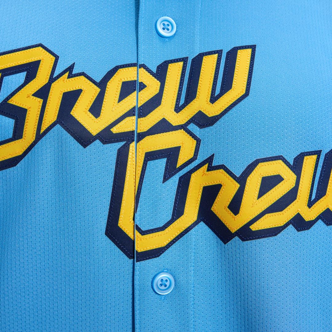 Milwaukee Brewers Nike City Connect Limited Jersey - Light Blue MLB Team Jersey Baseball Fan Apparel