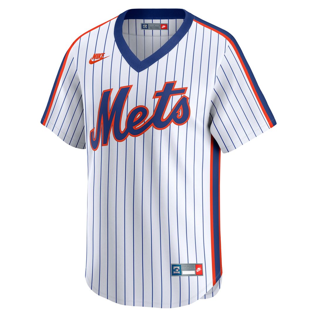 New York Mets Nike Cooperstown Limited Jersey - White MLB Team Jersey Baseball Fan Apparel