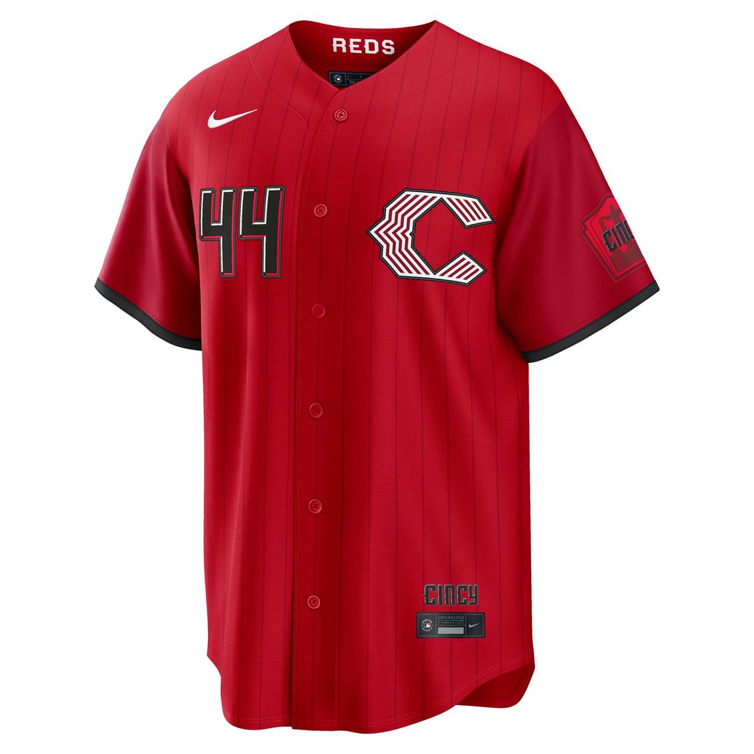 Cincinnati Reds Elly De La Cruz Nike 2026 City Connect Stadium Jersey - Red MLB Team Jersey Baseball Fan Apparel