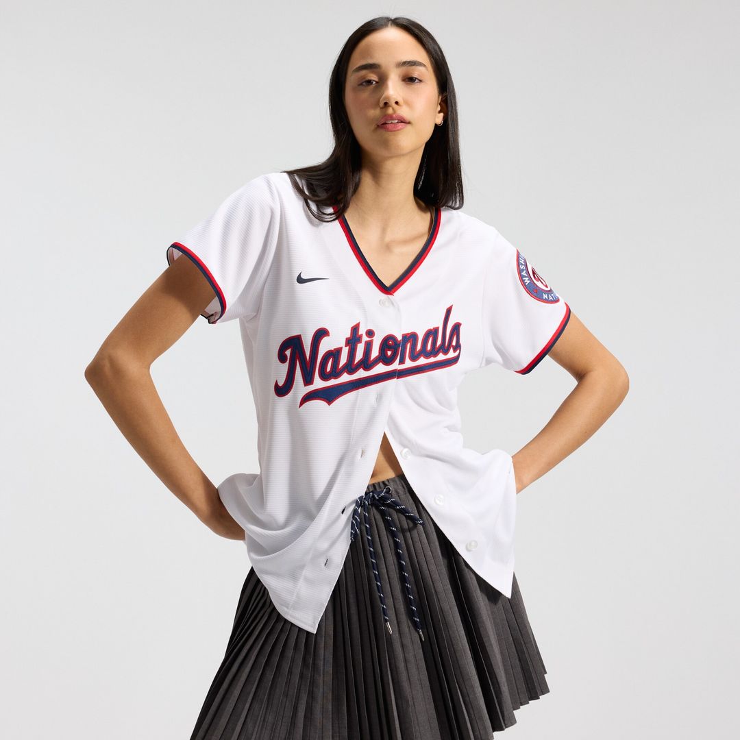 Washington Nationals CJ Abrams Nike Women's Home Replica Player Jersey - White MLB Team Jersey Baseball Fan Apparel