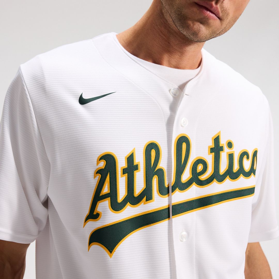 Athletics Nike Home Replica Team Jersey - White MLB Team Jersey Baseball Fan Apparel