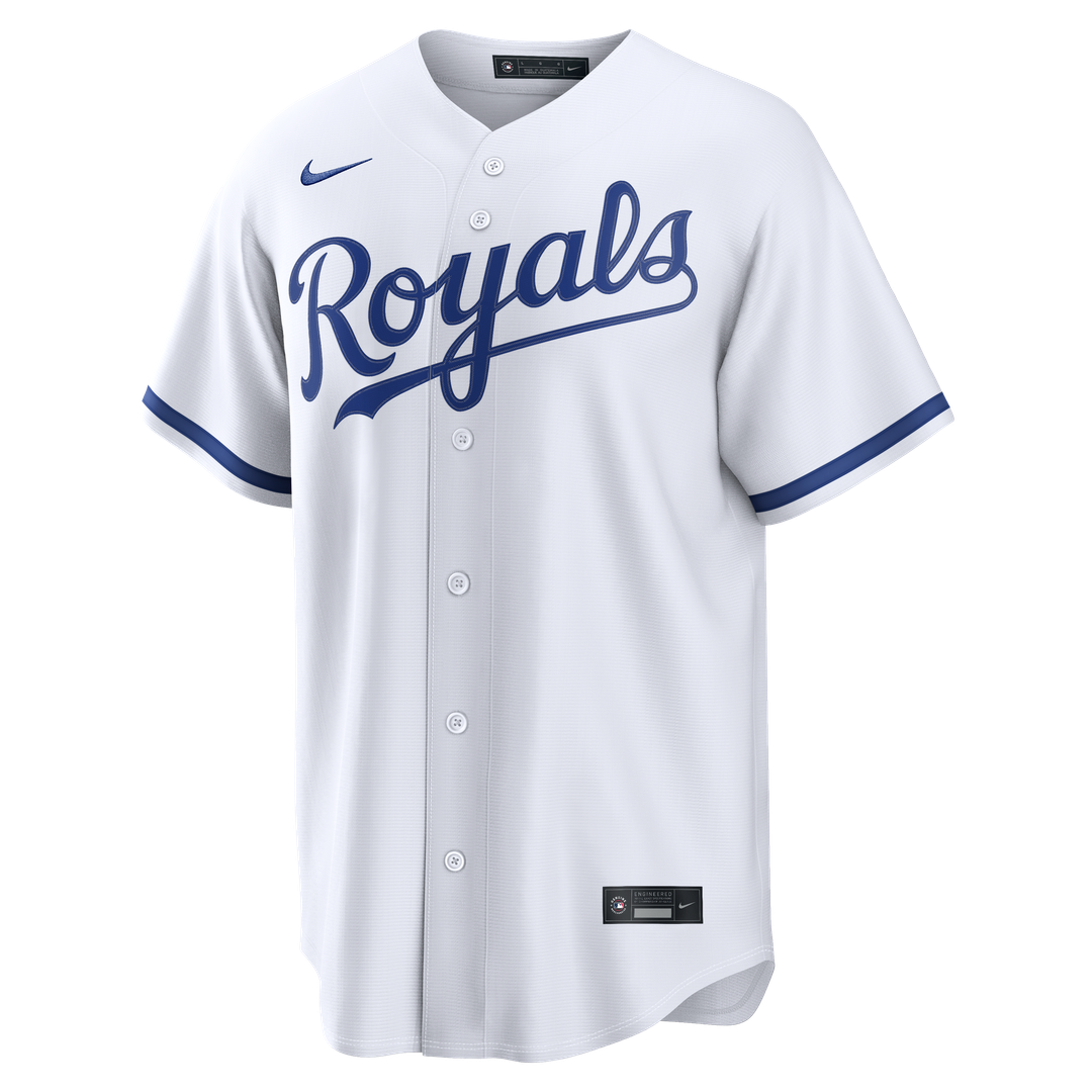Kansas City Royals Bobby Witt Jr. Nike Home Replica Jersey - White MLB Team Jersey Baseball Fan Apparel