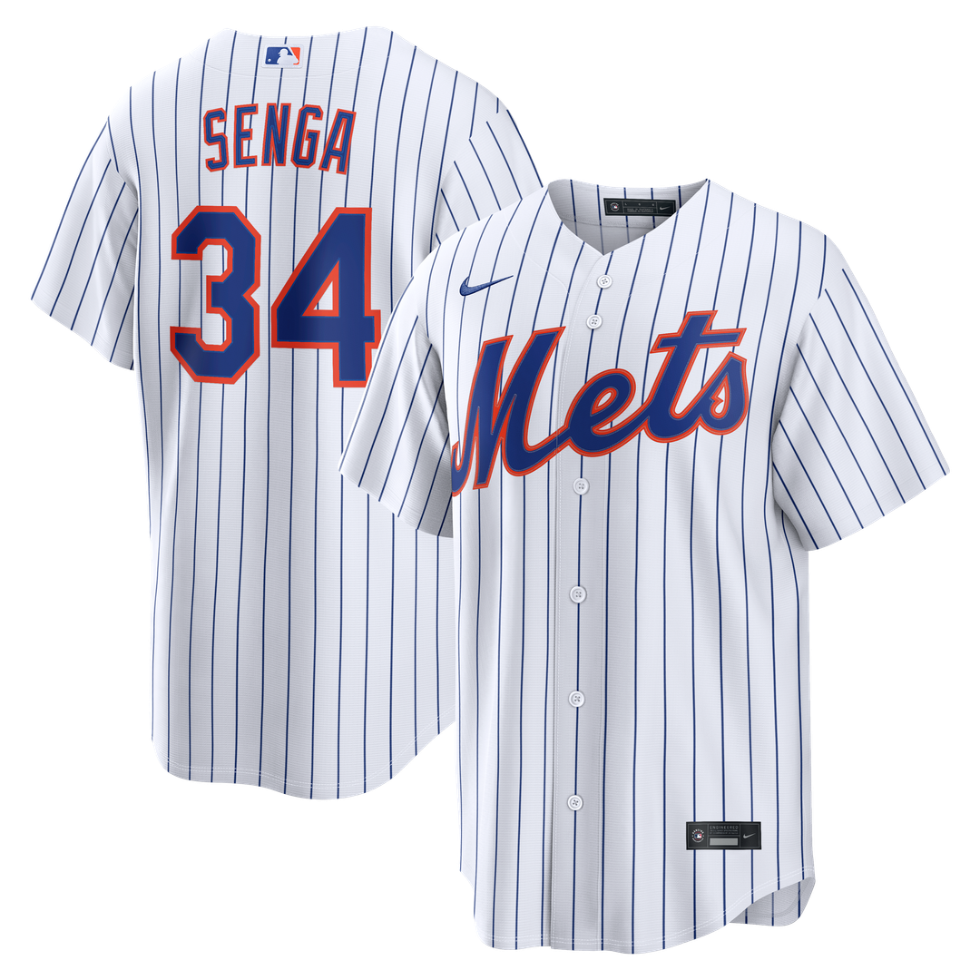 New York Mets Kodai Senga Nike Home Replica Jersey - White MLB Team Jersey Baseball Fan Apparel