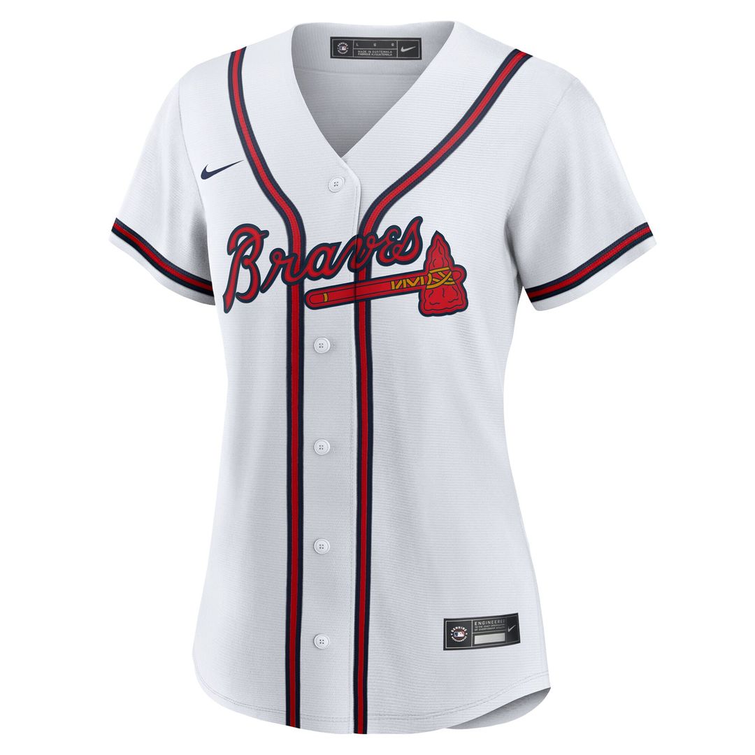 Atlanta Braves Daysbel Hernandez Nike Women's Home Replica Jersey - White MLB Team Jersey Baseball Fan Apparel