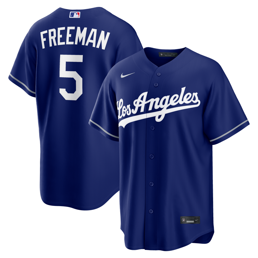 Los Angeles Dodgers Freddie Freeman Nike Home Replica Jersey - White MLB Team Jersey Baseball Fan Apparel
