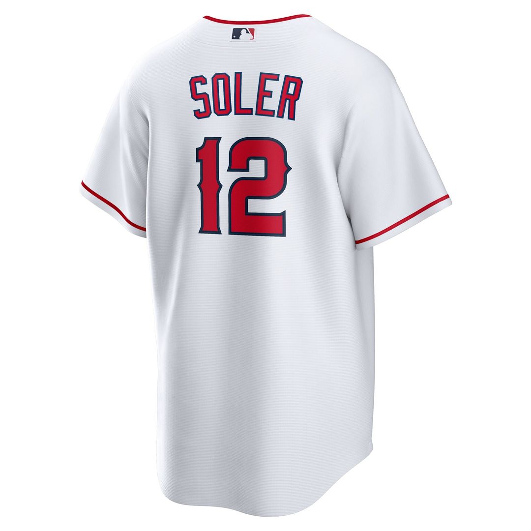 Los Angeles Angels Jorge Soler Nike Home Replica Jersey - White MLB Team Jersey Baseball Fan Apparel