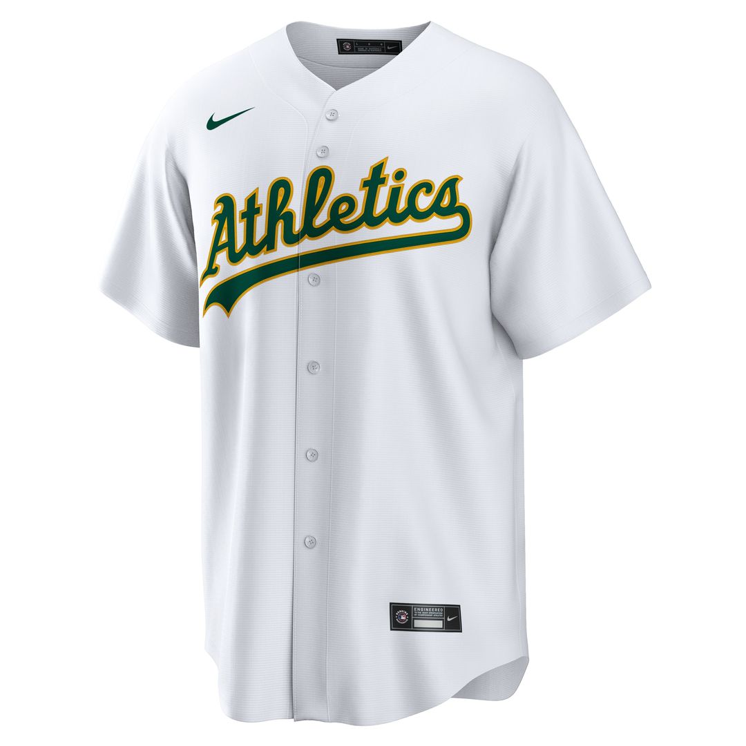 Athletics Tyler Soderstrom Nike Home Replica Jersey - White MLB Team Jersey Baseball Fan Apparel