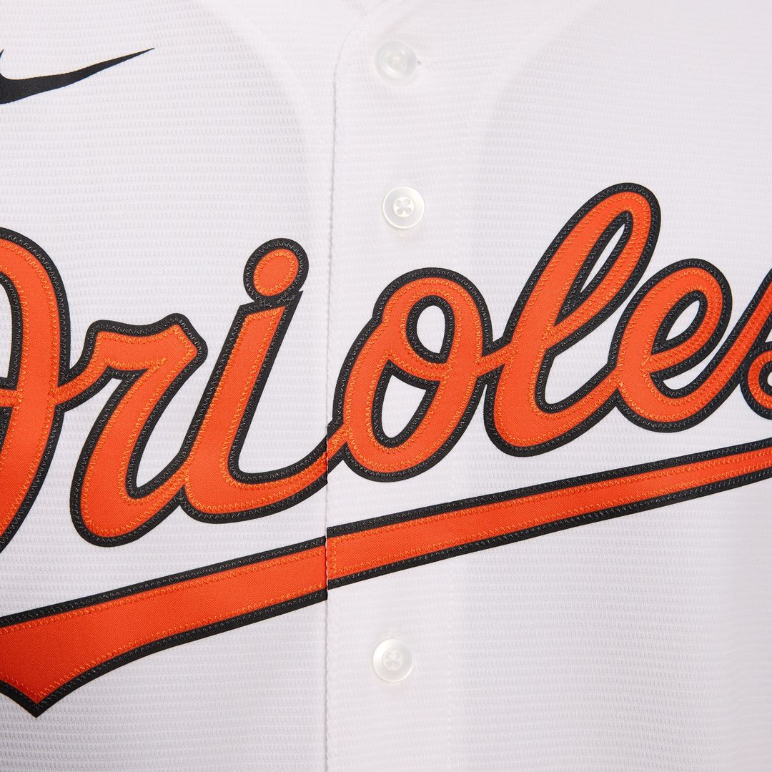 Baltimore Orioles Nike Home Replica Team Jersey - White MLB Team Jersey Baseball Fan Apparel