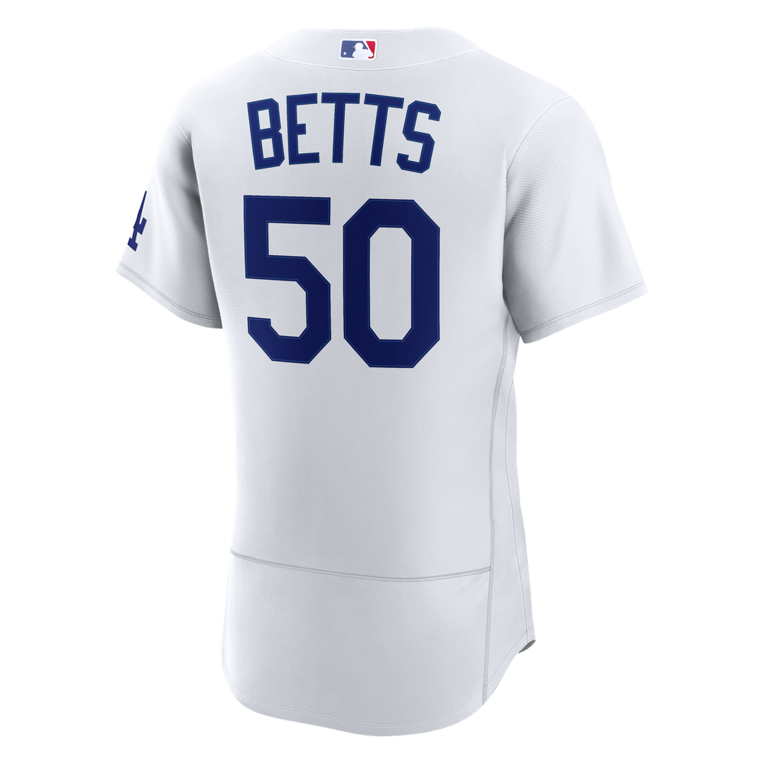Los Angeles Dodgers Mookie Betts Nike Home Authentic Jersey - White MLB Team Jersey Baseball Fan Apparel