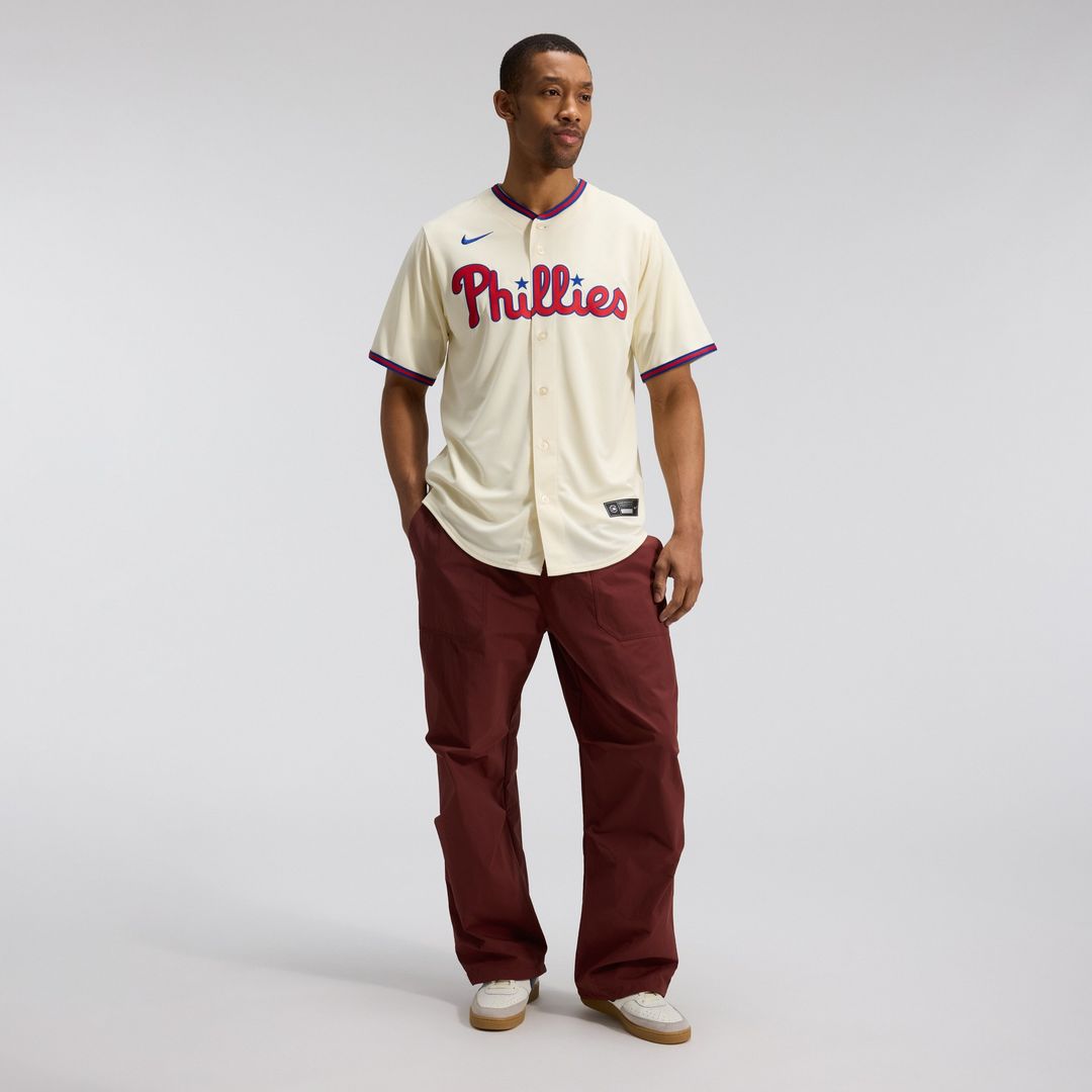 Philadelphia Phillies Nike Alternate Replica Jersey - Cream MLB Team Jersey Baseball Fan Apparel
