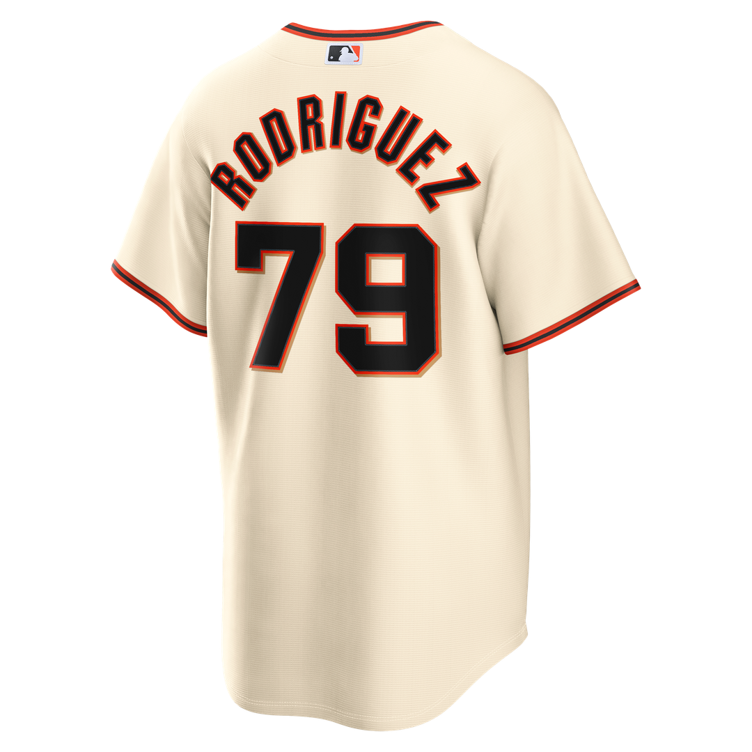 San Francisco Giants Jesus Rodriguez Nike Home Replica Jersey - Cream MLB Team Jersey Baseball Fan Apparel