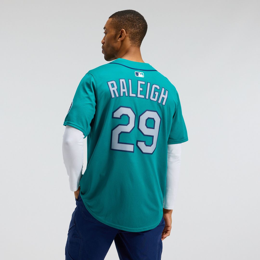 Seattle Mariners Cal Raleigh Nike Alternate Limited Jersey - Teal MLB Team Jersey Baseball Fan Apparel