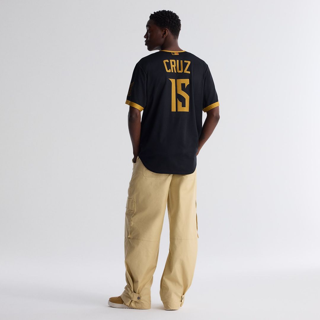 Pittsburgh Pirates Oneil Cruz Nike 2026 City Connect Stadium Jersey - Black MLB Team Jersey Baseball Fan Apparel