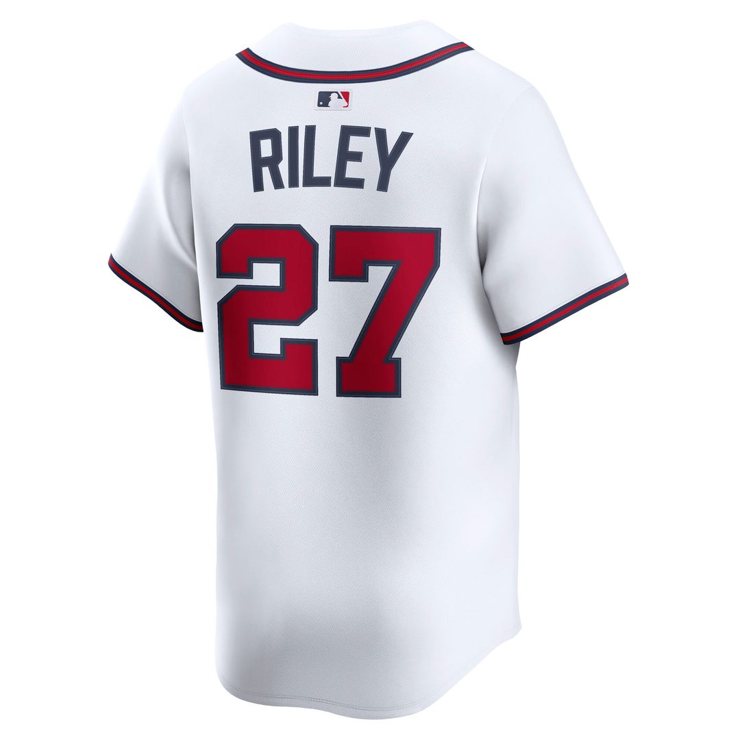 Atlanta Braves Austin Riley Nike Home Limited Player Jersey - White MLB Team Jersey Baseball Fan Apparel