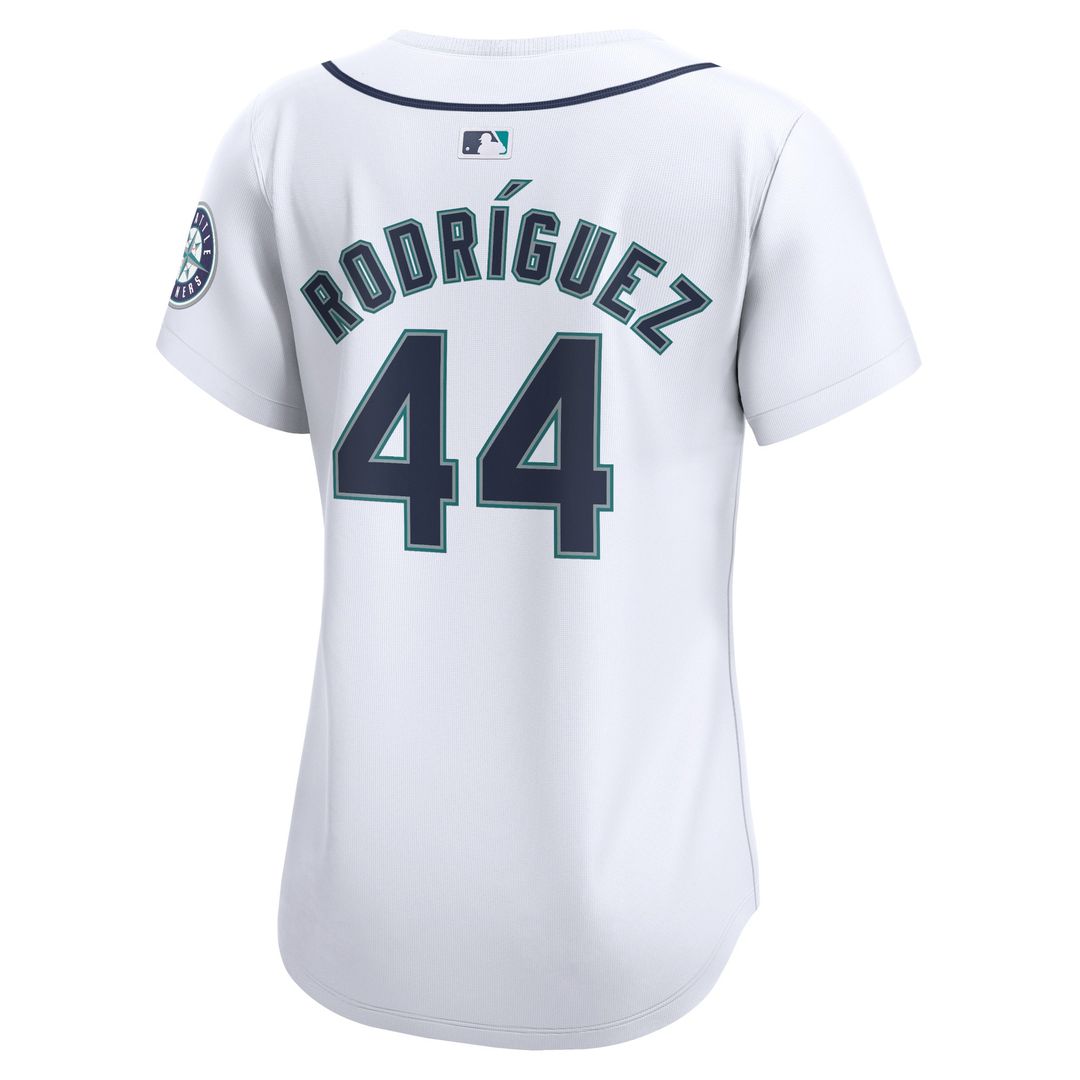 Seattle Mariners Julio Rodríguez Nike Women's Home Limited Player Jersey - White MLB Team Jersey Baseball Fan Apparel
