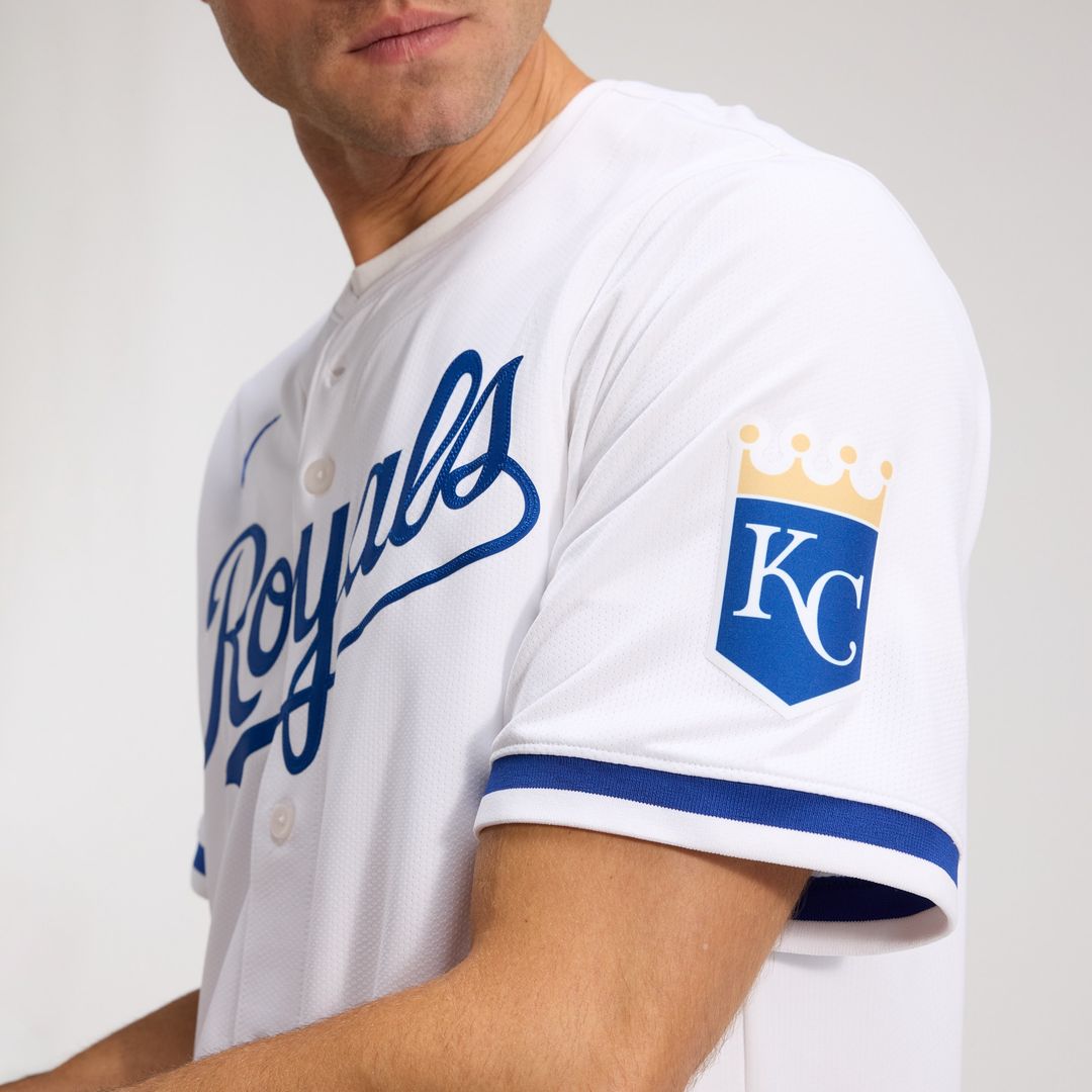 Kansas City Royals Nike Home Limited Jersey - White MLB Team Jersey Baseball Fan Apparel