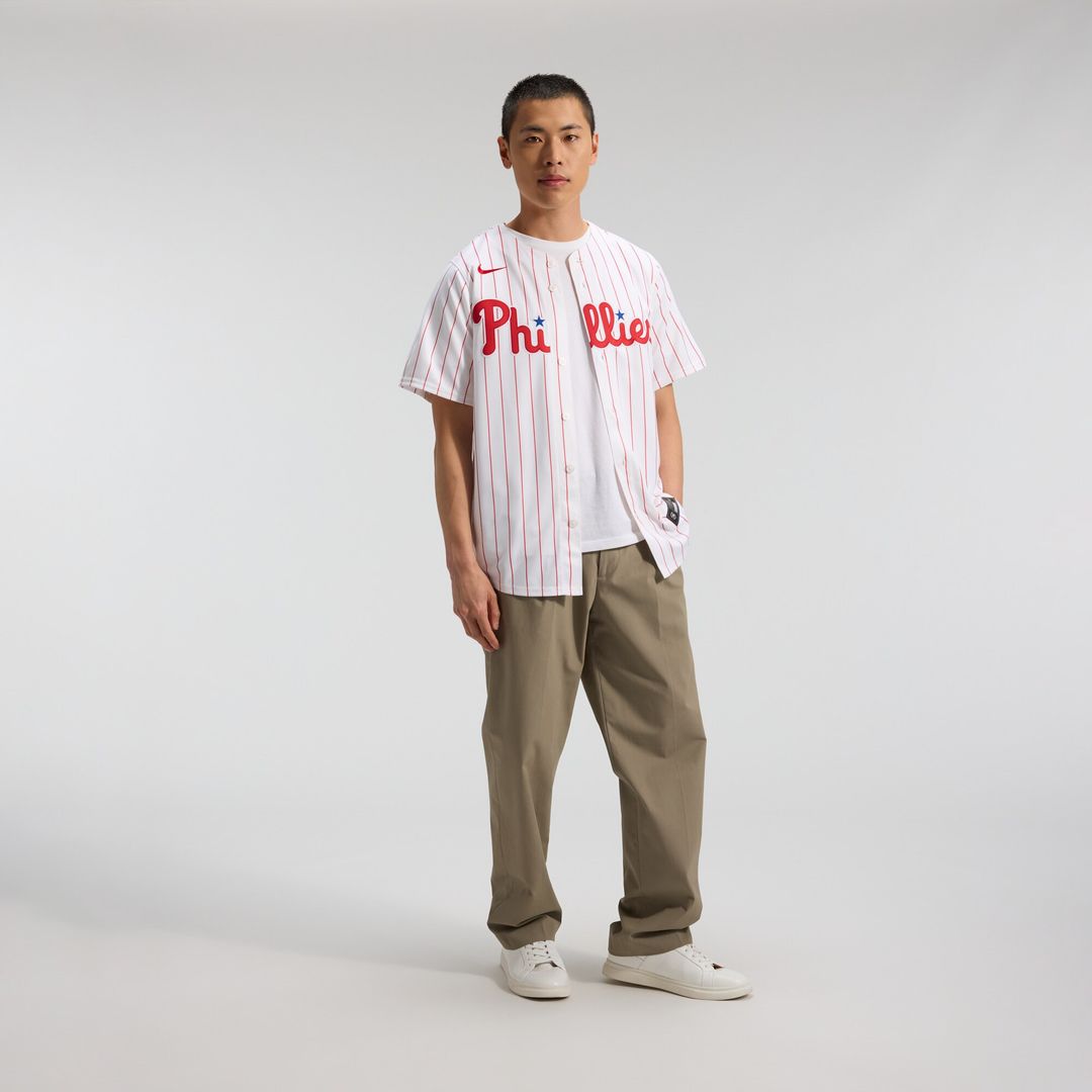 Philadelphia Phillies J.T. Realmuto Nike Home Limited Player Jersey - White MLB Team Jersey Baseball Fan Apparel