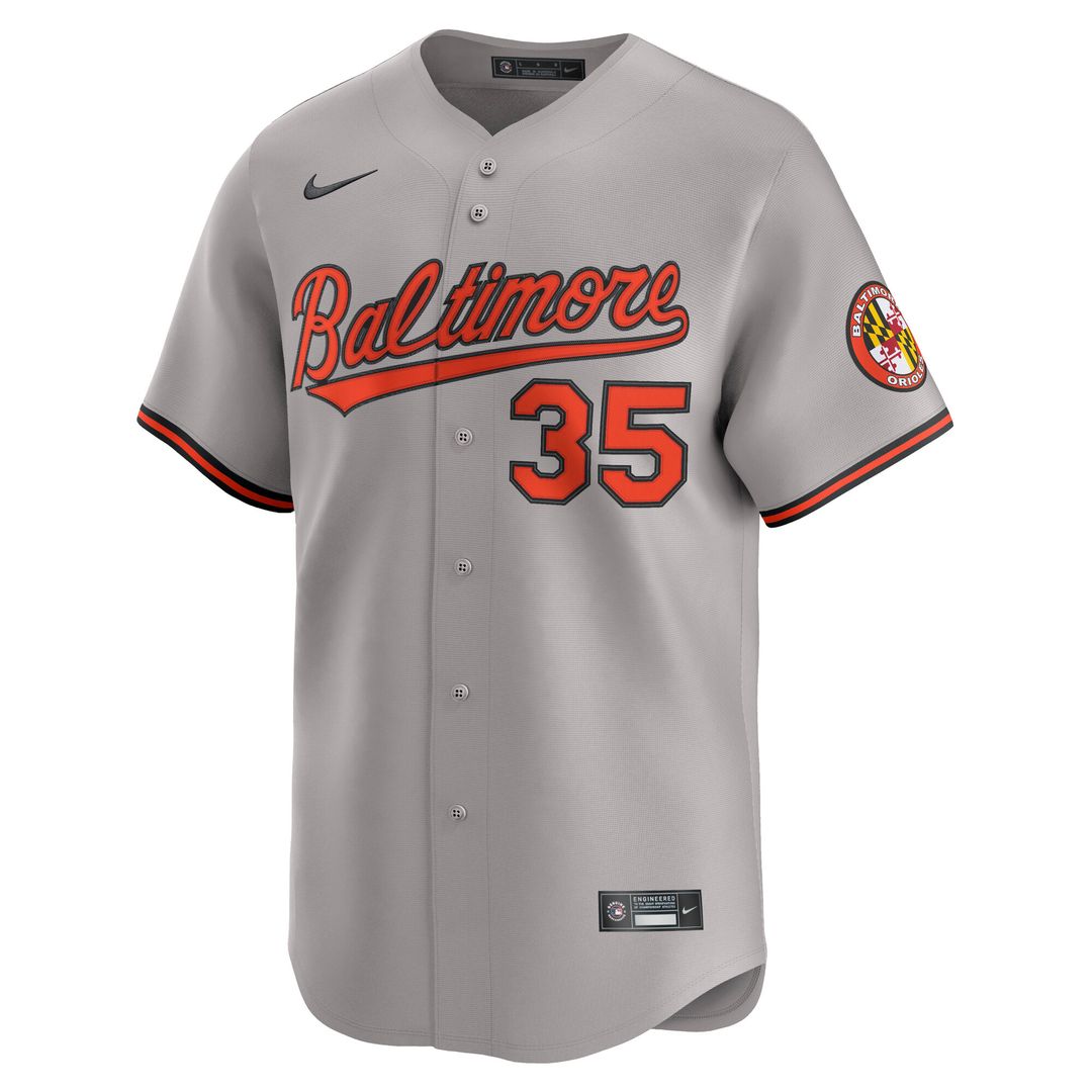 Baltimore Orioles Adley Rutschman Nike Road Limited Player Jersey - Gray MLB Team Jersey Baseball Fan Apparel