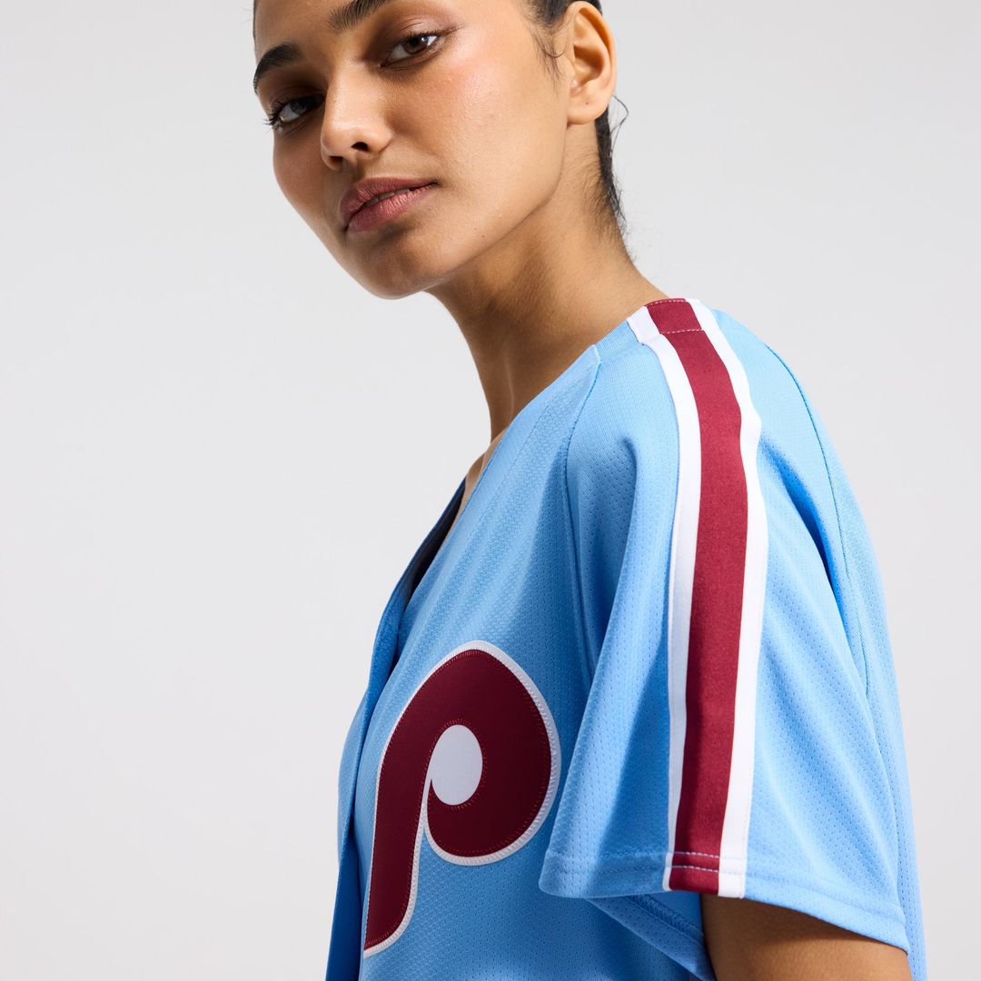 Philadelphia Phillies Nike Women's Alternate Limited Jersey - Light Blue MLB Team Jersey Baseball Fan Apparel