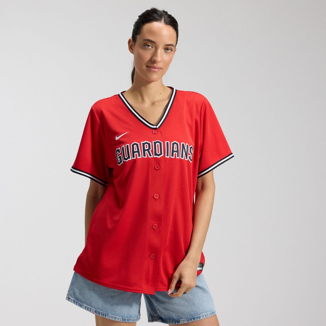 Cleveland Guardians Nike Women's Alternate 2 Replica Jersey - Red MLB Team Jersey Baseball Fan Apparel