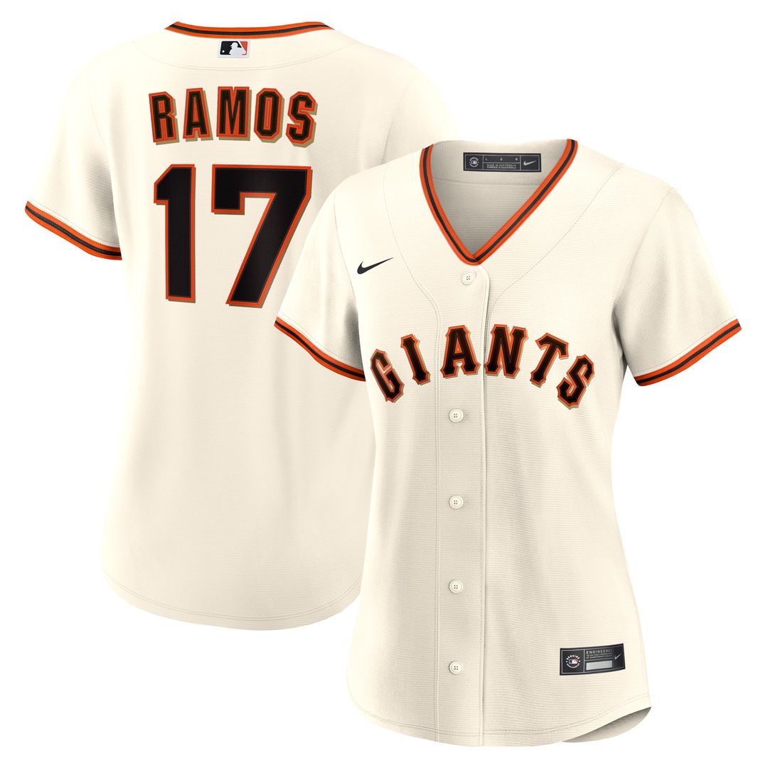 San Francisco Giants Heliot Ramos Nike Women's Home Replica Jersey - White MLB Team Jersey Baseball Fan Apparel