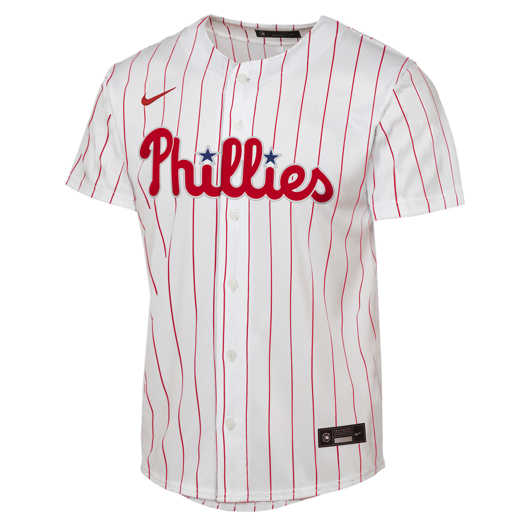 Philadelphia Phillies Kyle Schwarber Nike Youth Home Replica Jersey - White MLB Team Jersey Baseball Fan Apparel