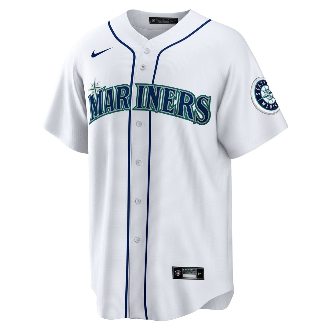 Seattle Mariners Julio Rodríguez Nike Home Replica Jersey - White MLB Team Jersey Baseball Fan Apparel