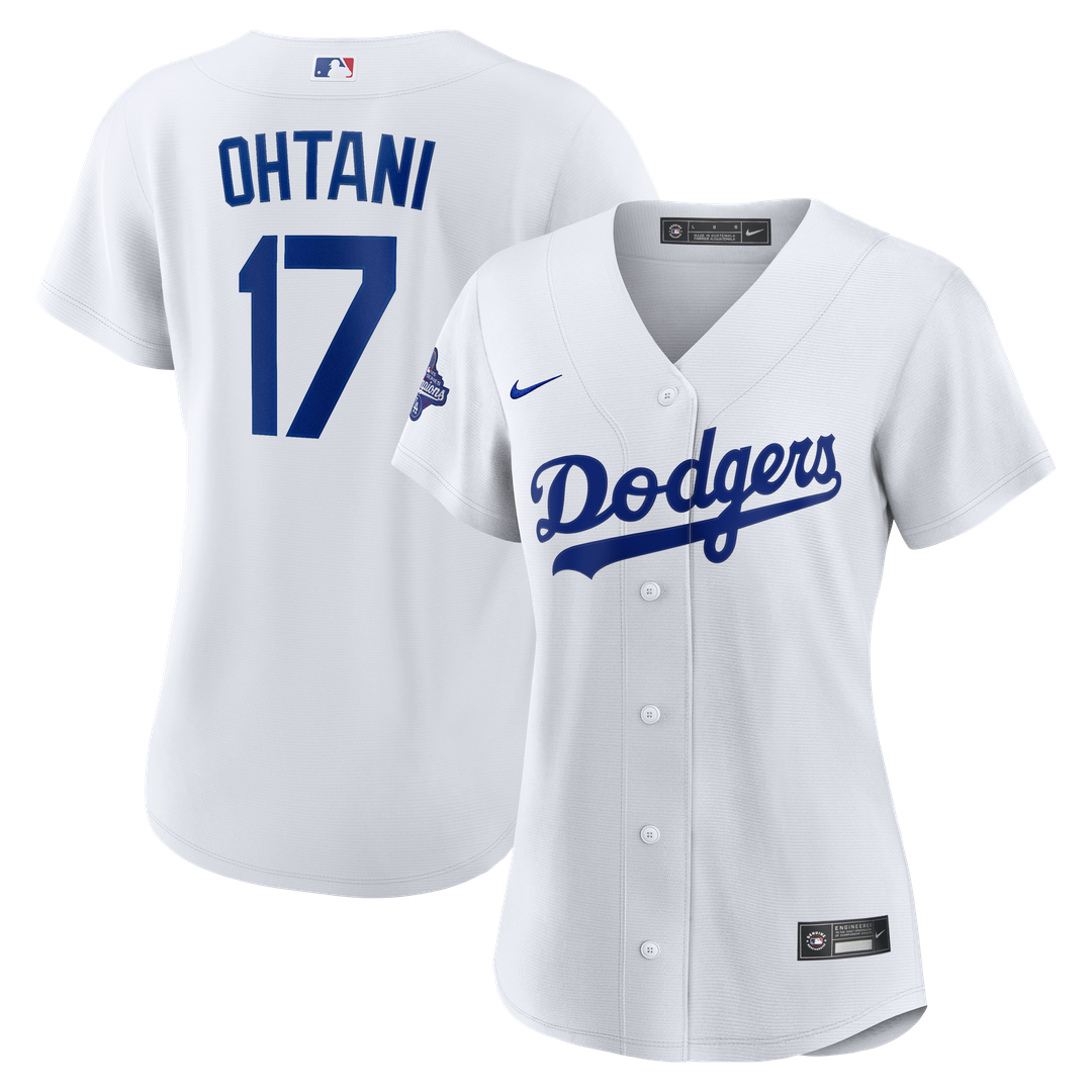 Los Angeles Dodgers Shohei Ohtani Nike Women's 2025 World Series Champions Home Replica Jersey - White MLB Team Jersey Baseball Fan Apparel