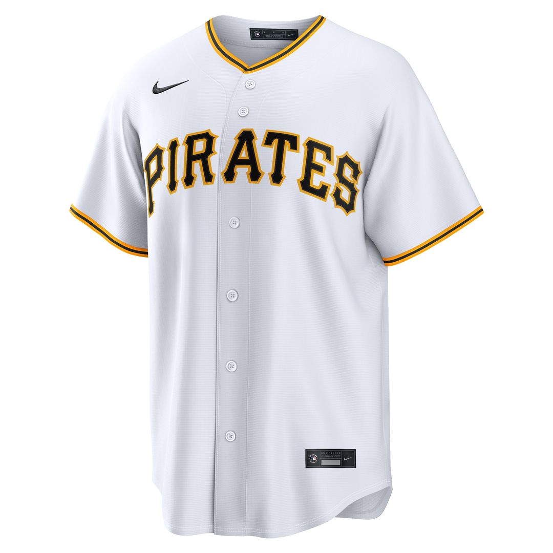 Pittsburgh Pirates Paul Skenes Nike Home Replica Jersey - White MLB Team Jersey Baseball Fan Apparel