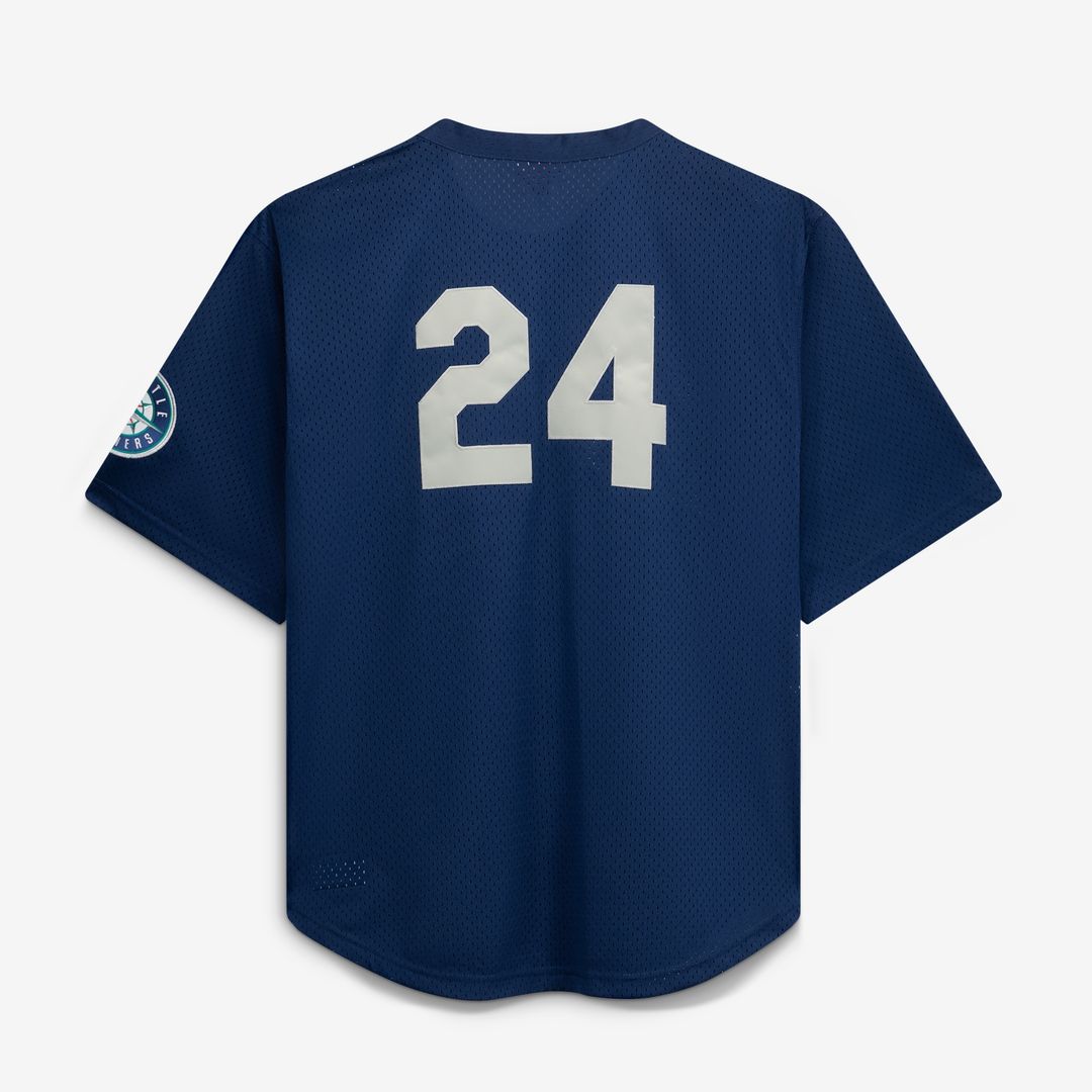 Seattle Mariners Ken Griffey Jr. Mitchell & Ness Big & Tall Cooperstown Mesh Batting Practice Jersey - Royal MLB Team Jersey Baseball Fan Apparel