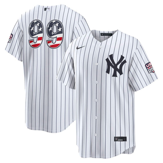 New York Yankees Aaron Judge Nike USA 250 Fourth of July Home Stadium Jersey - White MLB Team Jersey Baseball Fan Apparel