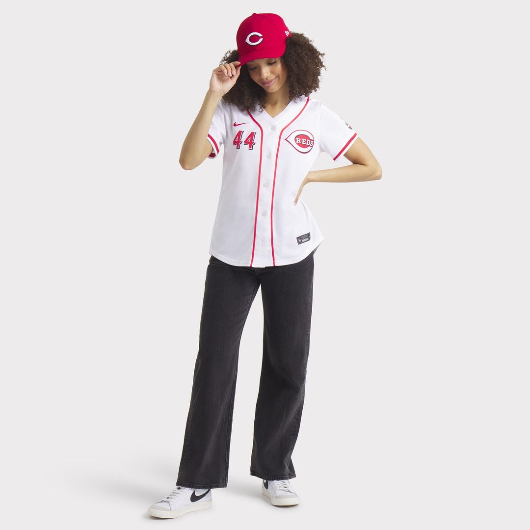 Cincinnati Reds Elly De La Cruz Nike Women's Home Limited Player Jersey - White MLB Team Jersey Baseball Fan Apparel