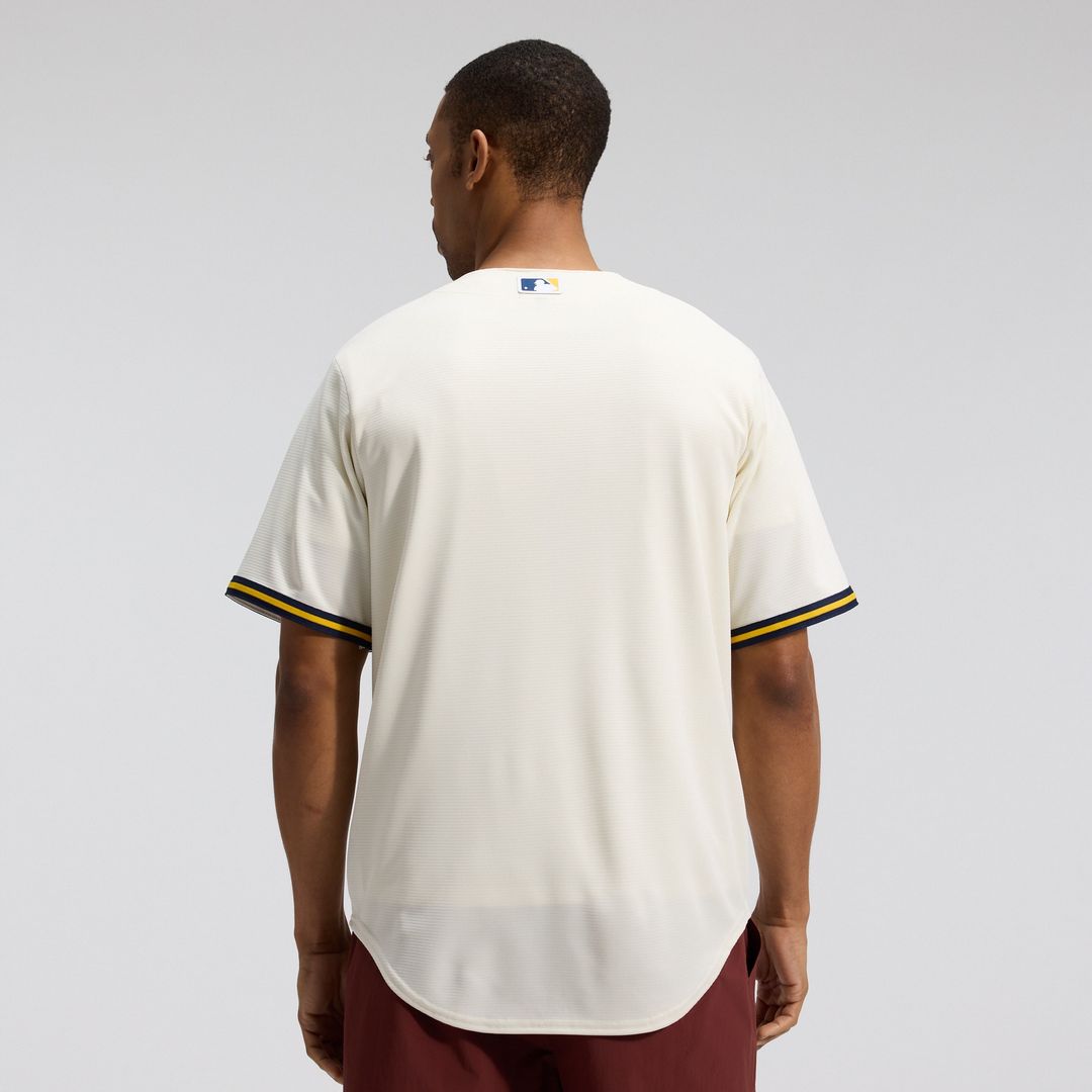 Milwaukee Brewers Nike Alternate Replica Team Jersey - Navy MLB Team Jersey Baseball Fan Apparel