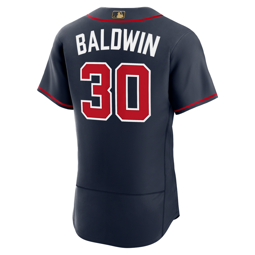 Atlanta Braves Drake Baldwin Nike MLB Awards Authentic Jersey - White MLB Team Jersey Baseball Fan Apparel