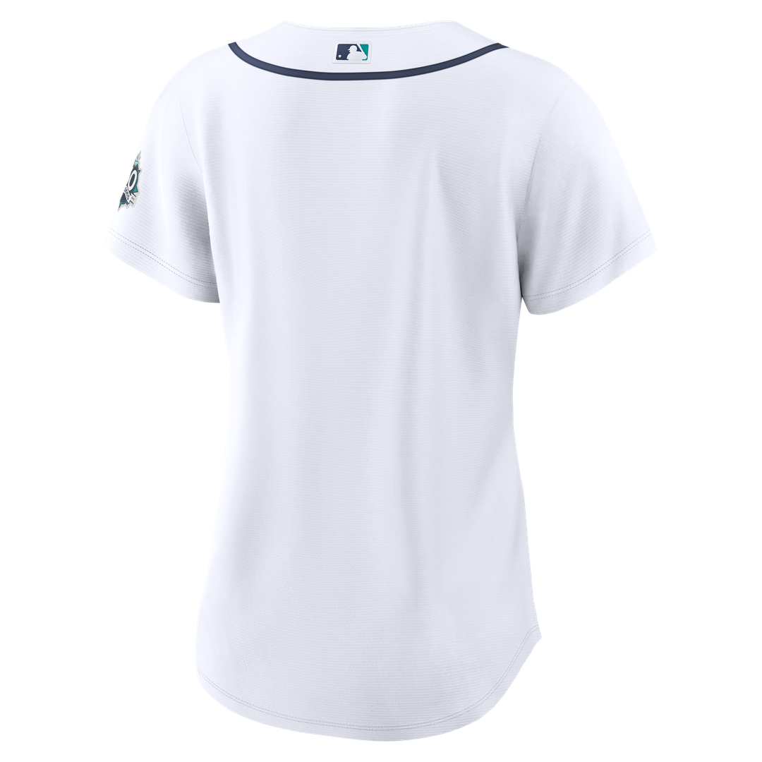 Seattle Mariners Nike Women's Home 50th Season Stadium Jersey - White MLB Team Jersey Baseball Fan Apparel