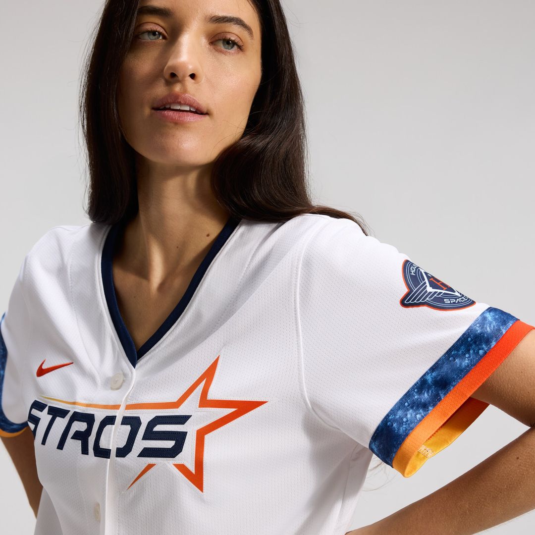 Houston Astros Nike Women's 2025 City Connect Limited Jersey - White MLB Team Jersey Baseball Fan Apparel
