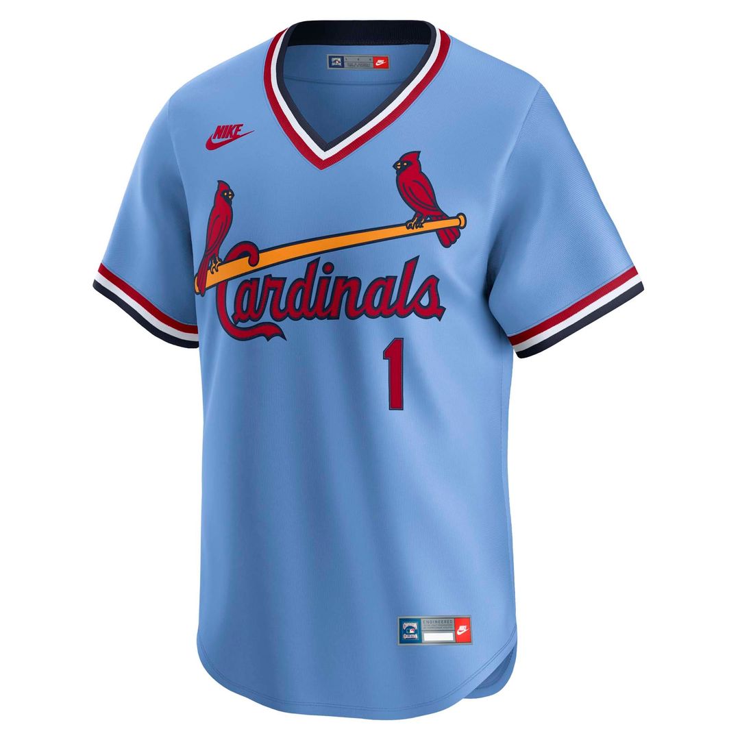 St. Louis Cardinals Ozzie Smith Nike Throwback Cooperstown Limited Jersey - White MLB Team Jersey Baseball Fan Apparel