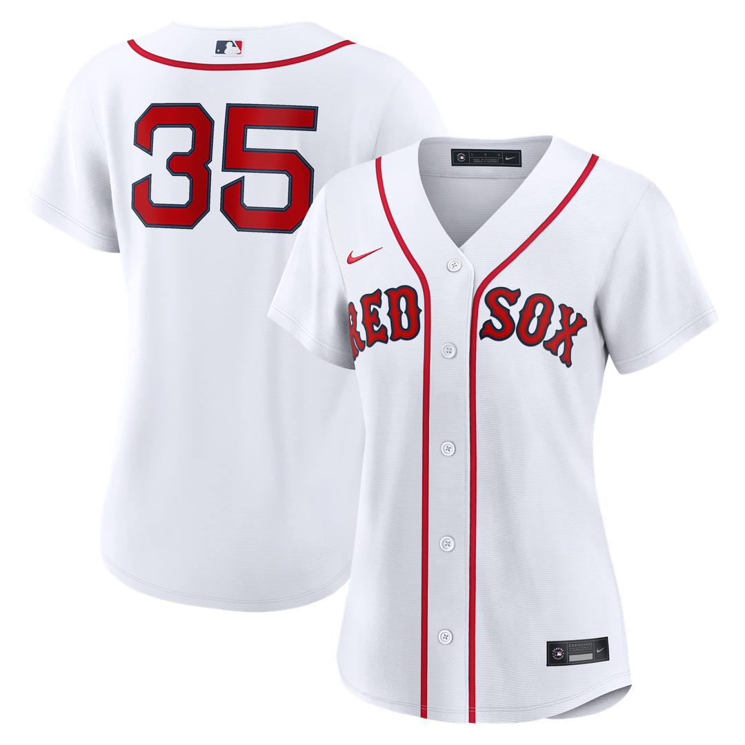 Boston Red Sox Garrett Crochet Nike Women's Home Replica Jersey - White MLB Team Jersey Baseball Fan Apparel