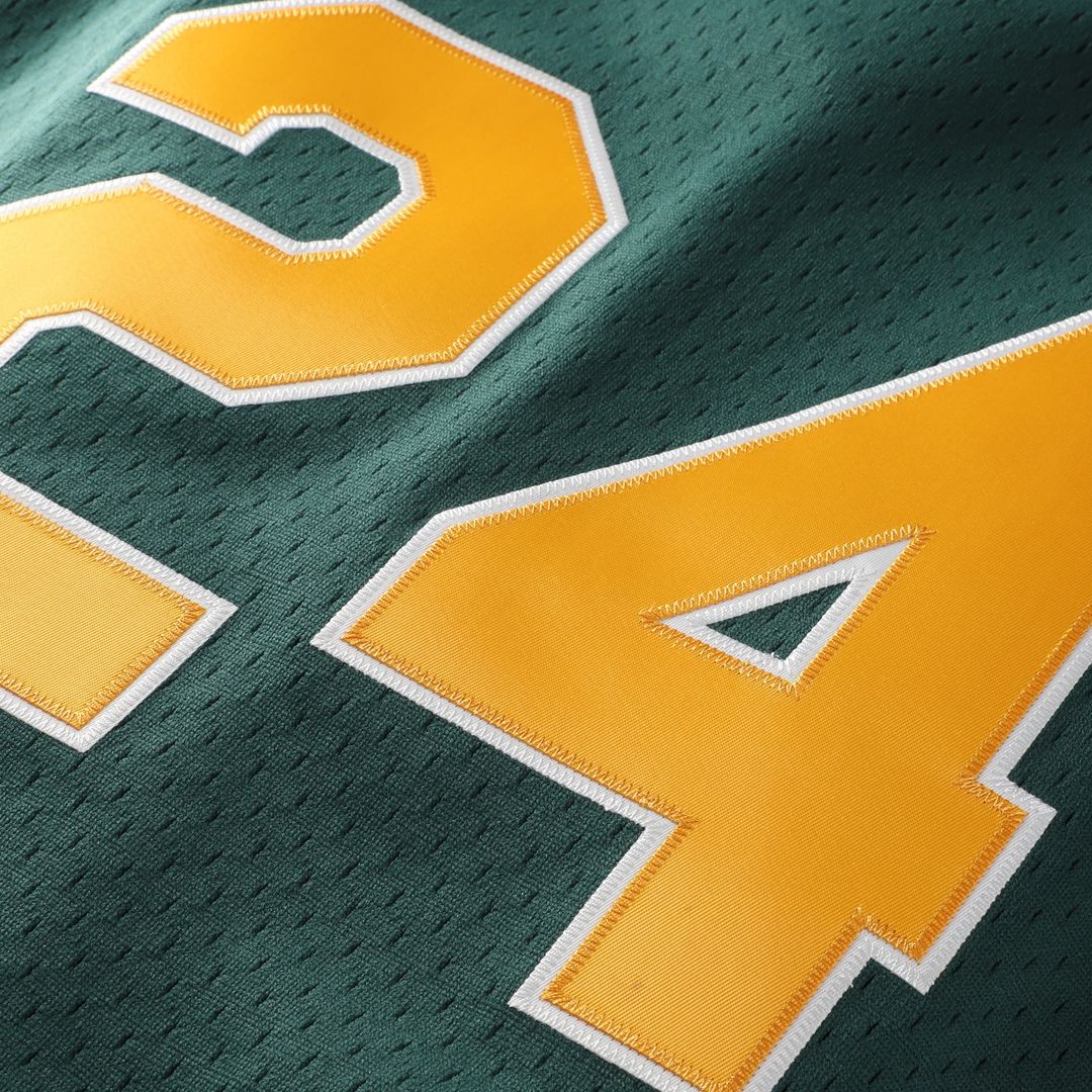 Athletics Rickey Henderson Mitchell & Ness Authentic Batting Practice Jersey - Green MLB Team Jersey Baseball Fan Apparel