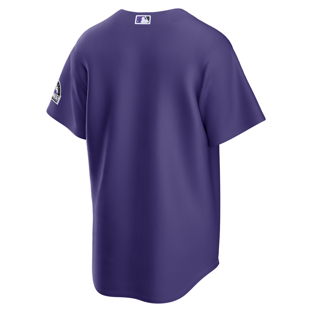 Colorado Rockies Nike Alternate Stadium Jersey - Purple MLB Team Jersey Baseball Fan Apparel