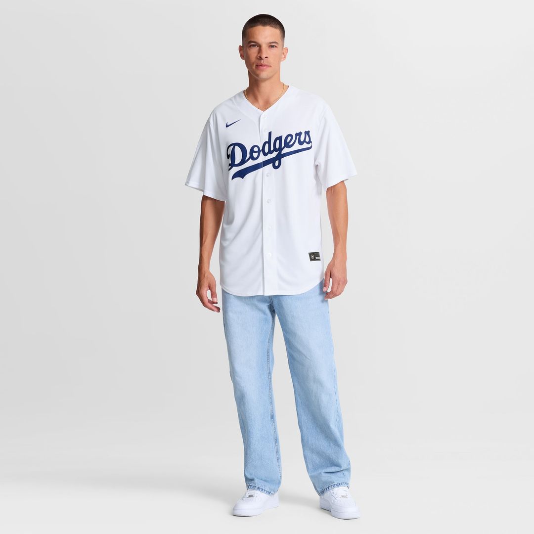 Los Angeles Dodgers Nike Home Replica Jersey - White MLB Team Jersey Baseball Fan Apparel