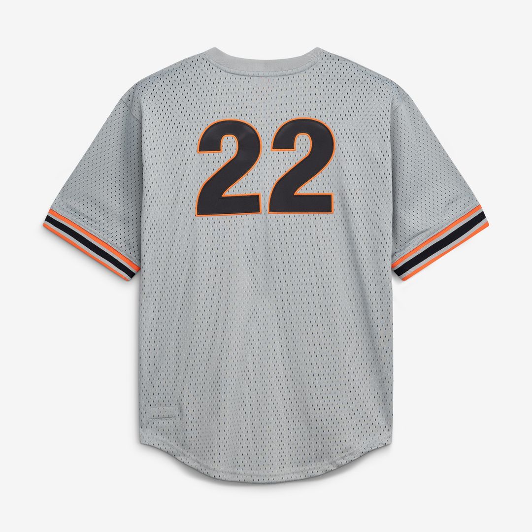 San Francisco Giants Will Clark Mitchell & Ness Authentic Batting Practice Jersey - Gray MLB Team Jersey Baseball Fan Apparel