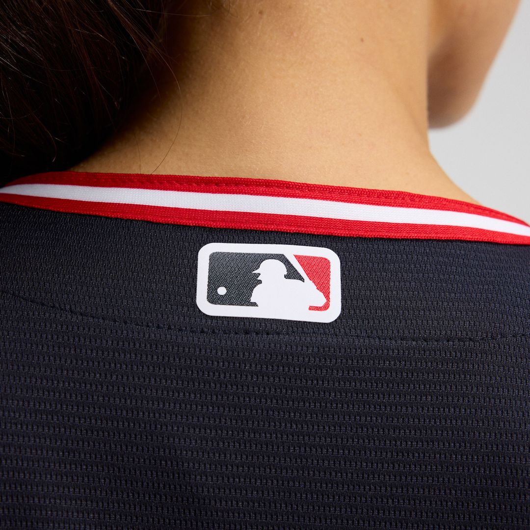 Cleveland Guardians Nike Women's Alternate Replica Jersey - Navy MLB Team Jersey Baseball Fan Apparel