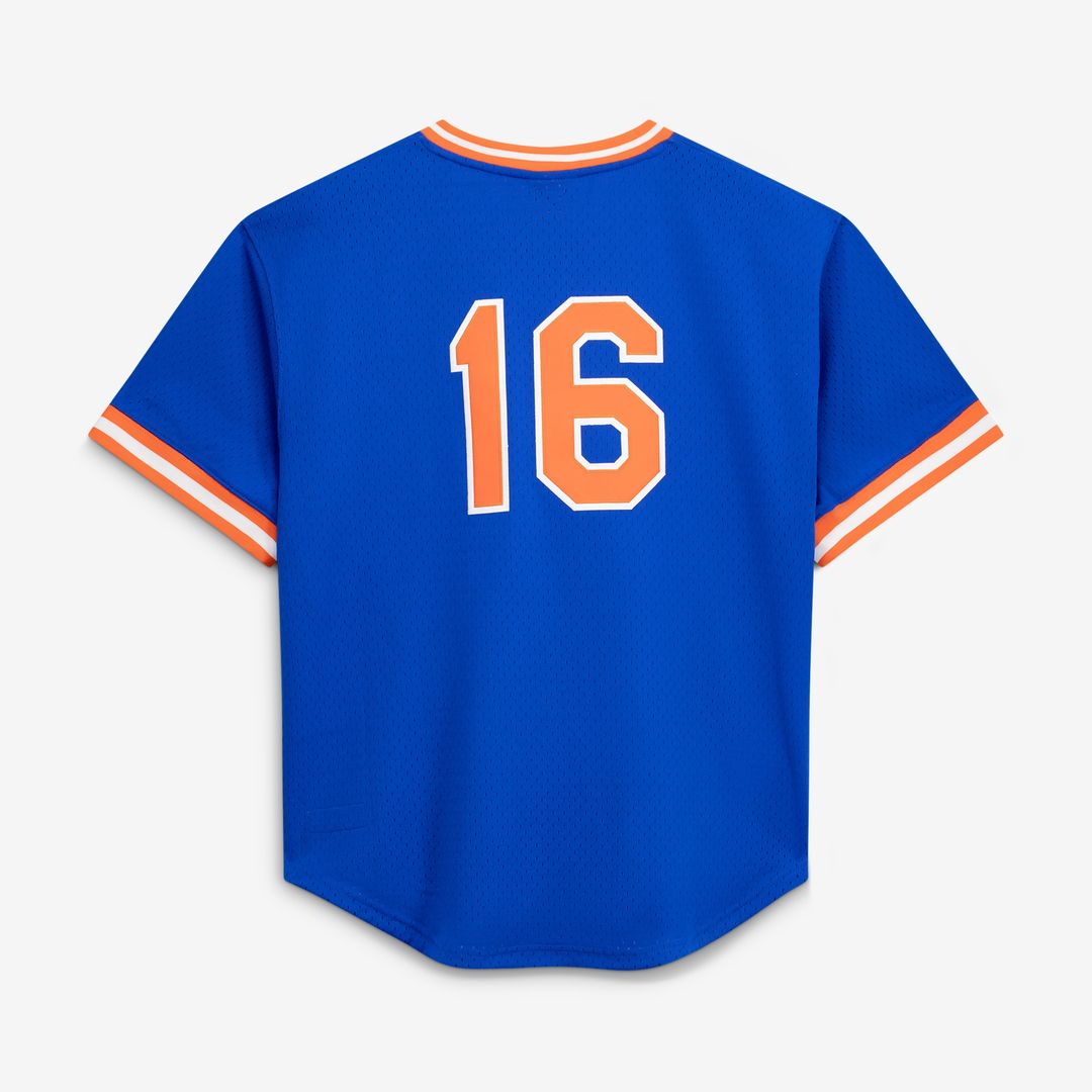 New York Mets Dwight Gooden Mitchell & Ness Authentic Batting Practice Jersey - Royal MLB Team Jersey Baseball Fan Apparel