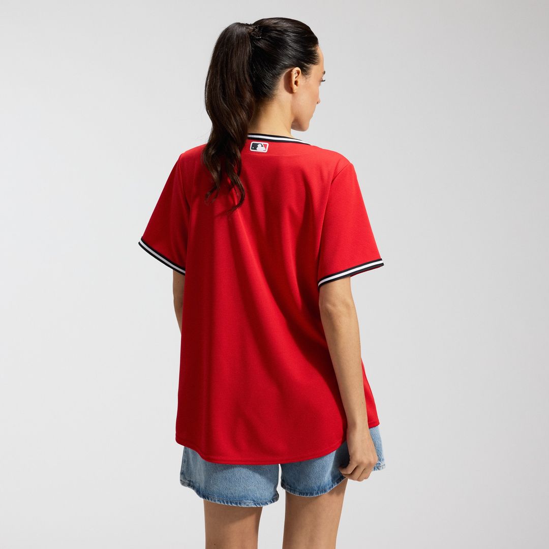 Cleveland Guardians Nike Women's Alternate Replica Jersey - Navy MLB Team Jersey Baseball Fan Apparel