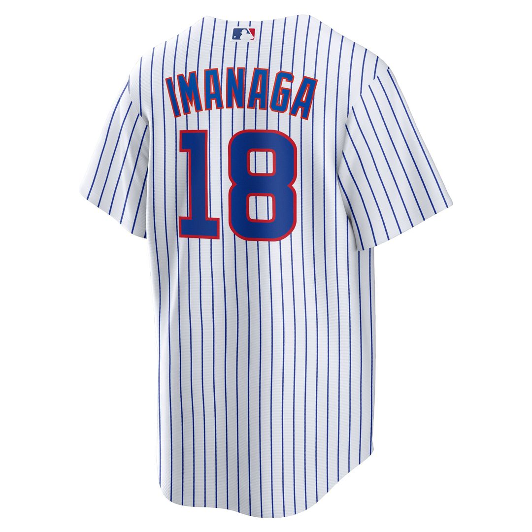 Chicago Cubs Shota Imanaga Nike Home Replica Jersey - White MLB Team Jersey Baseball Fan Apparel