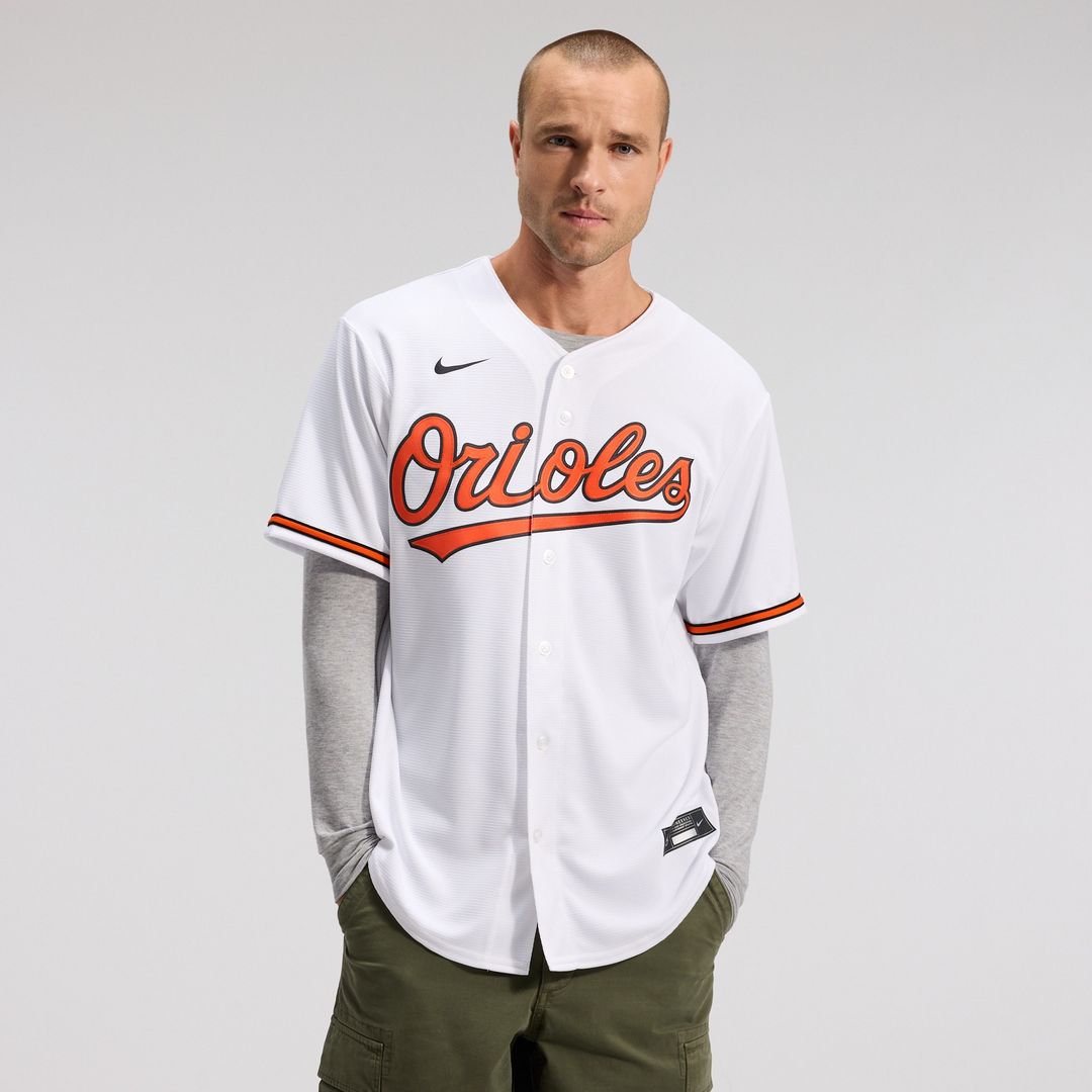 Baltimore Orioles Nike Home Replica Team Jersey - White MLB Team Jersey Baseball Fan Apparel